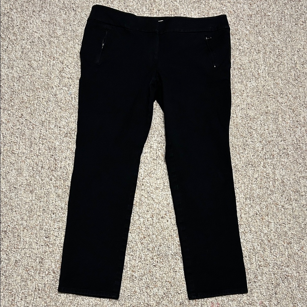 LOFT Black Ankle Pants – Size 10 EUC Modern Fit